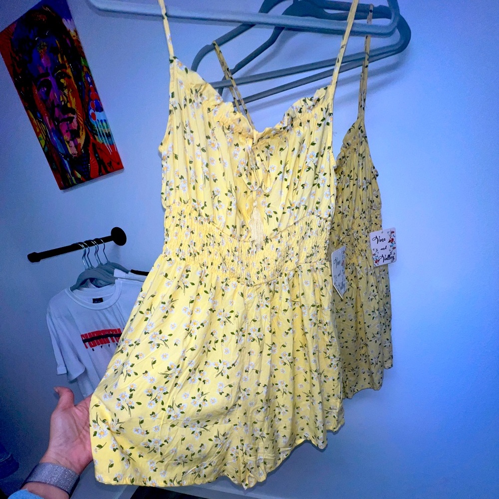 Vine and Valley - floral romper